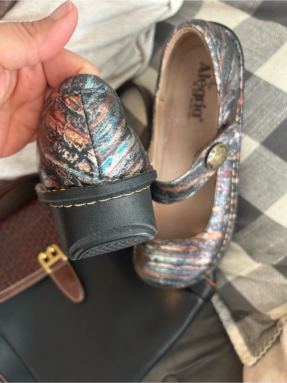 Alegria Mary Jane Shoes in Earthen 40 - Picture 3 of 8